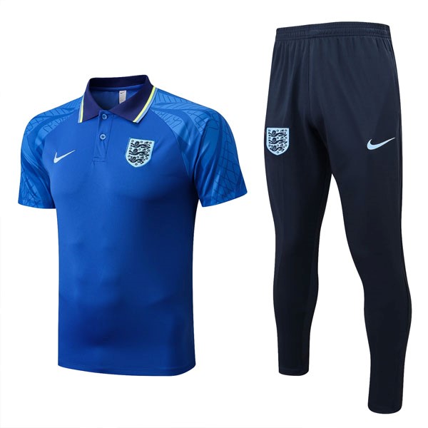 Polo Inglaterra Conjunto Completo 2022/23 Azul